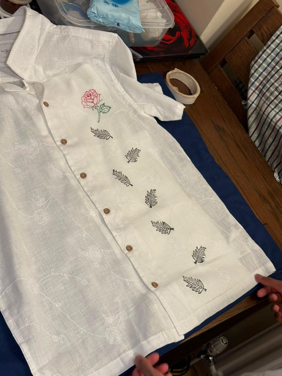 Bespoke block-printed pieces